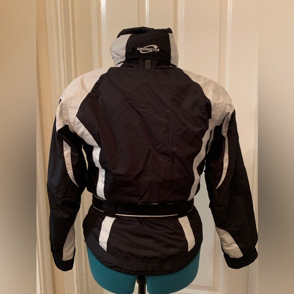Black & White Obermeyer Ski/Snowboarding Jacket - Size 8 - Picture 2 of 6